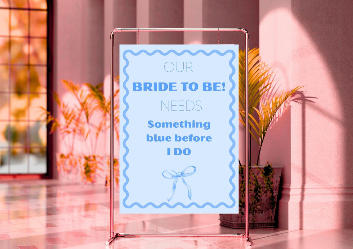 Something Blue Before I Do - printable pack