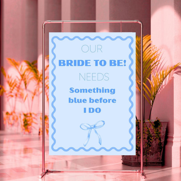 Something Blue Before I Do - printable pack