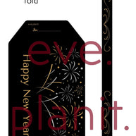 Happy New Year - Wine Bottle DIY Tag