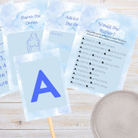 Blue Bride on Cloud Nine - Hen’s Party Games Printable Pack
