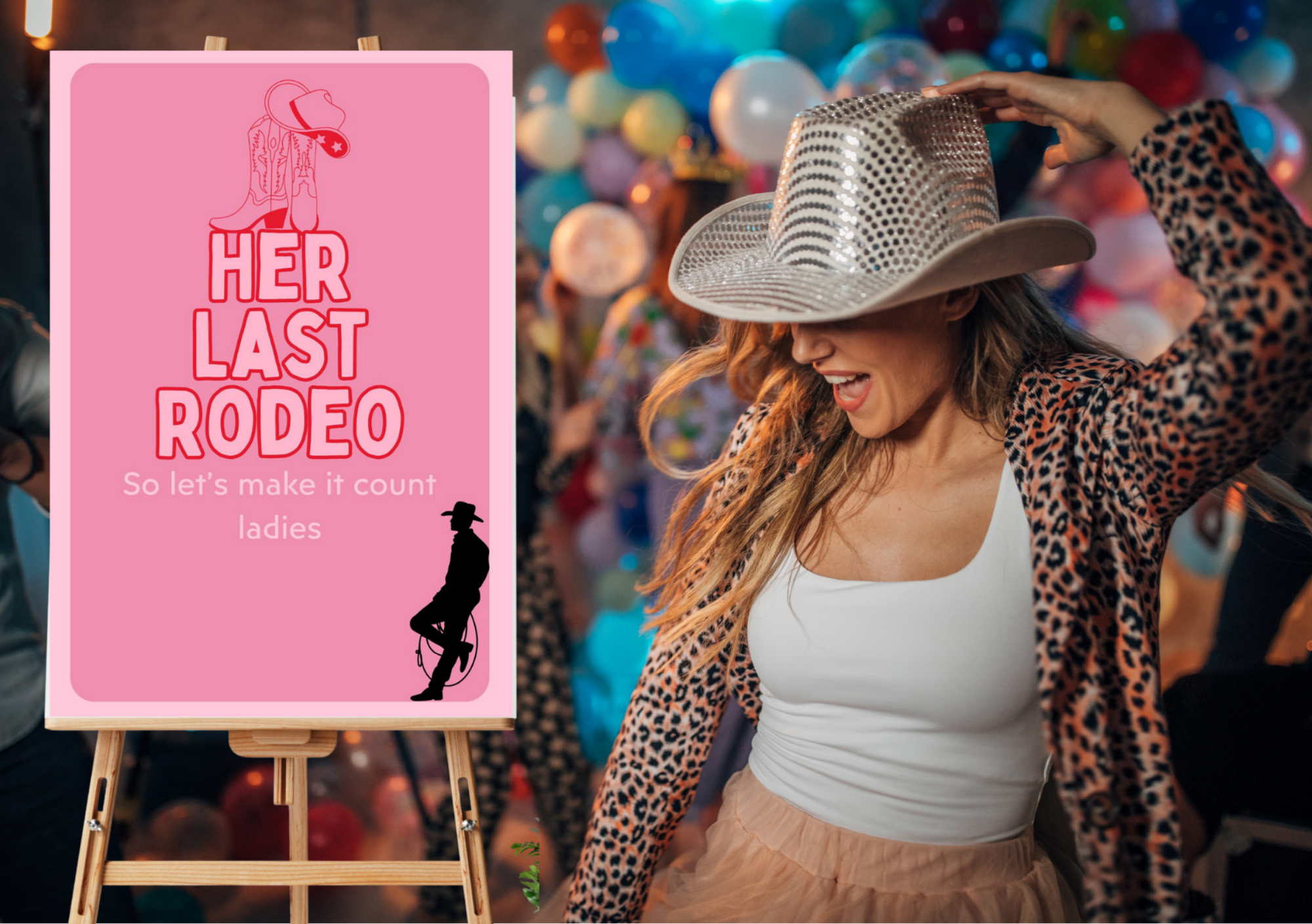 Hot Pink Cowgirl Hen’s Party Games – Last Rodeo Printable Pack