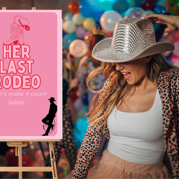Hot Pink Cowgirl Hen’s Party Games – Last Rodeo Printable Pack