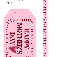 Mother's Day Bag Tag Style Cards - Pack of 3