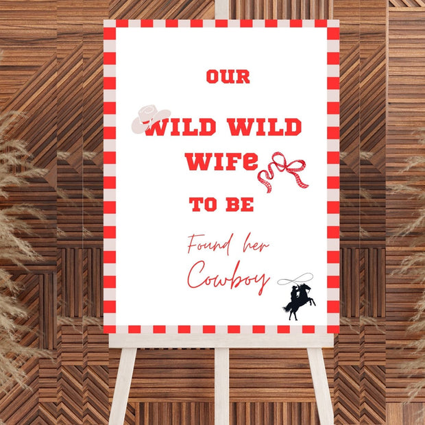 WILD WILD WIFE TO BE Hen's Party Games - printable pack