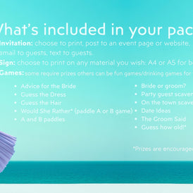 Seashells and Wedding Bells - Hen’s Party Games Printable Pack