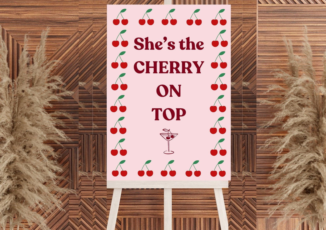 She's the Cherry on Top - Hen’s Party Games Printable Pack