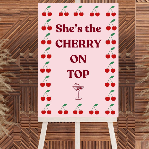 She's the Cherry on Top - Hen’s Party Games Printable Pack
