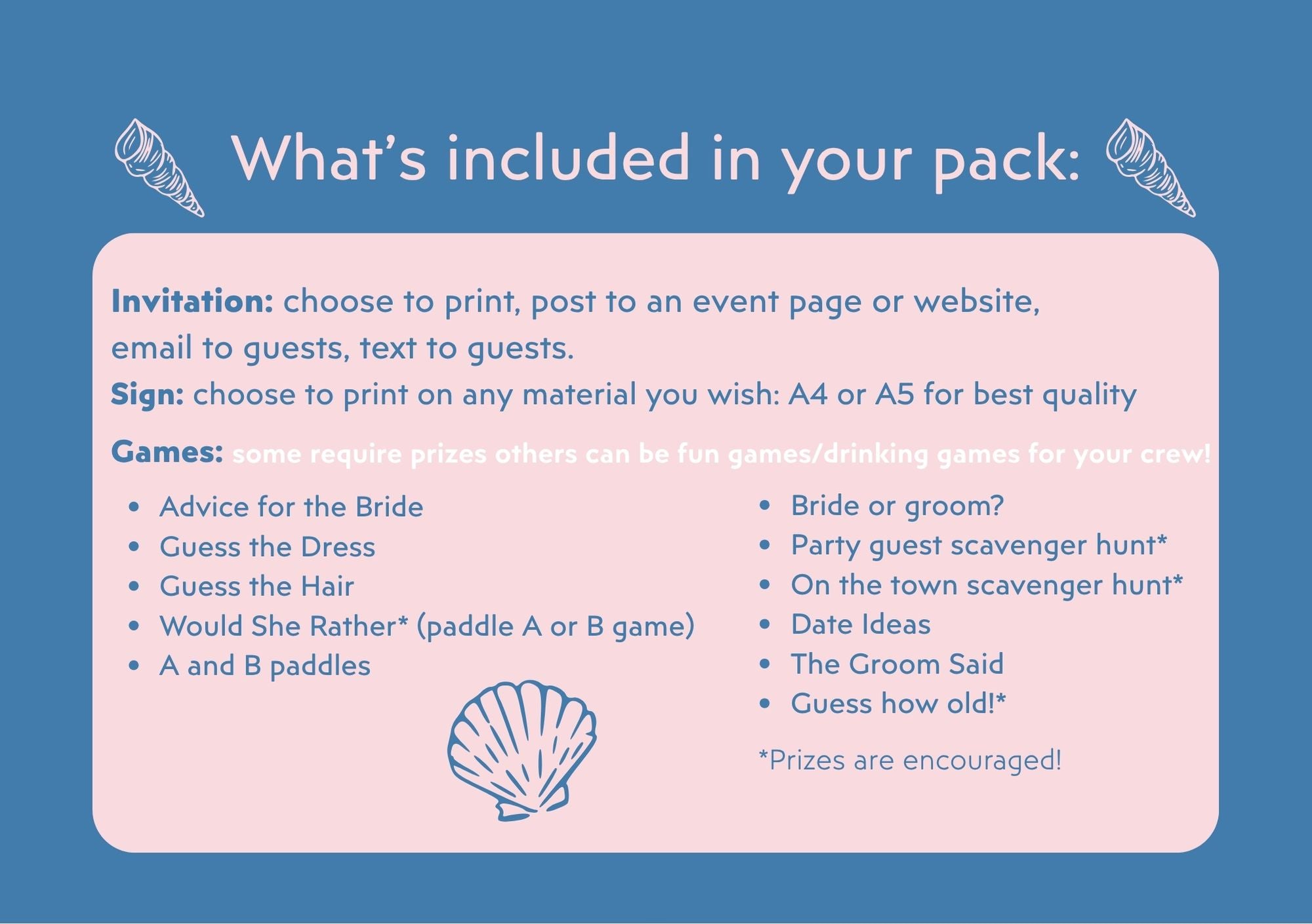 Loast Toast on the Coast - Hen’s Party Games Printable Pack