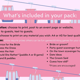 Pink Last Toast on the Slopes - Hen’s Party Games Printable Pack
