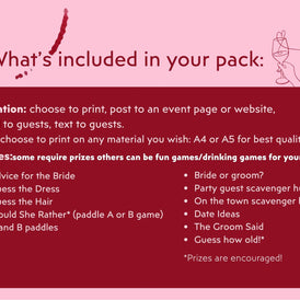 Vino Before Vows - Hen’s Party Games Printable Pack