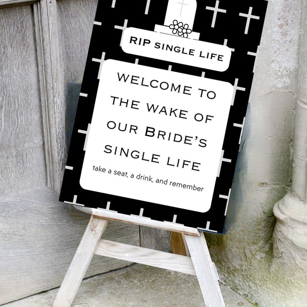 Cross themed 'Til Death Do Us Party - Hen's Party Games Printable Pack