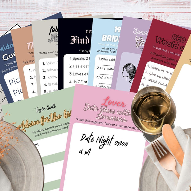 The Eras Tour Hen’s Party Games – Printable Pack