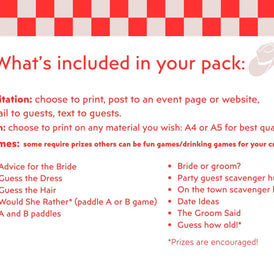 WILD WILD WIFE TO BE Hen's Party Games - printable pack
