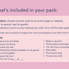 The Eras Tour Hen’s Party Games – Printable Pack