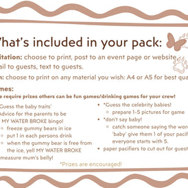 Bearly Can Wait! - Baby Shower Games, Invites, Sign - Printable Pack