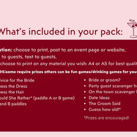 She's the Cherry on Top - Hen’s Party Games Printable Pack